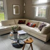 Corner sofa friends Roche Bobois in leather