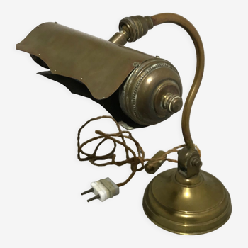 Notary desk lamp in brass