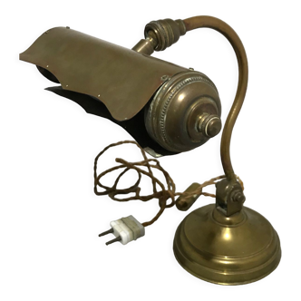 Notary desk lamp in brass