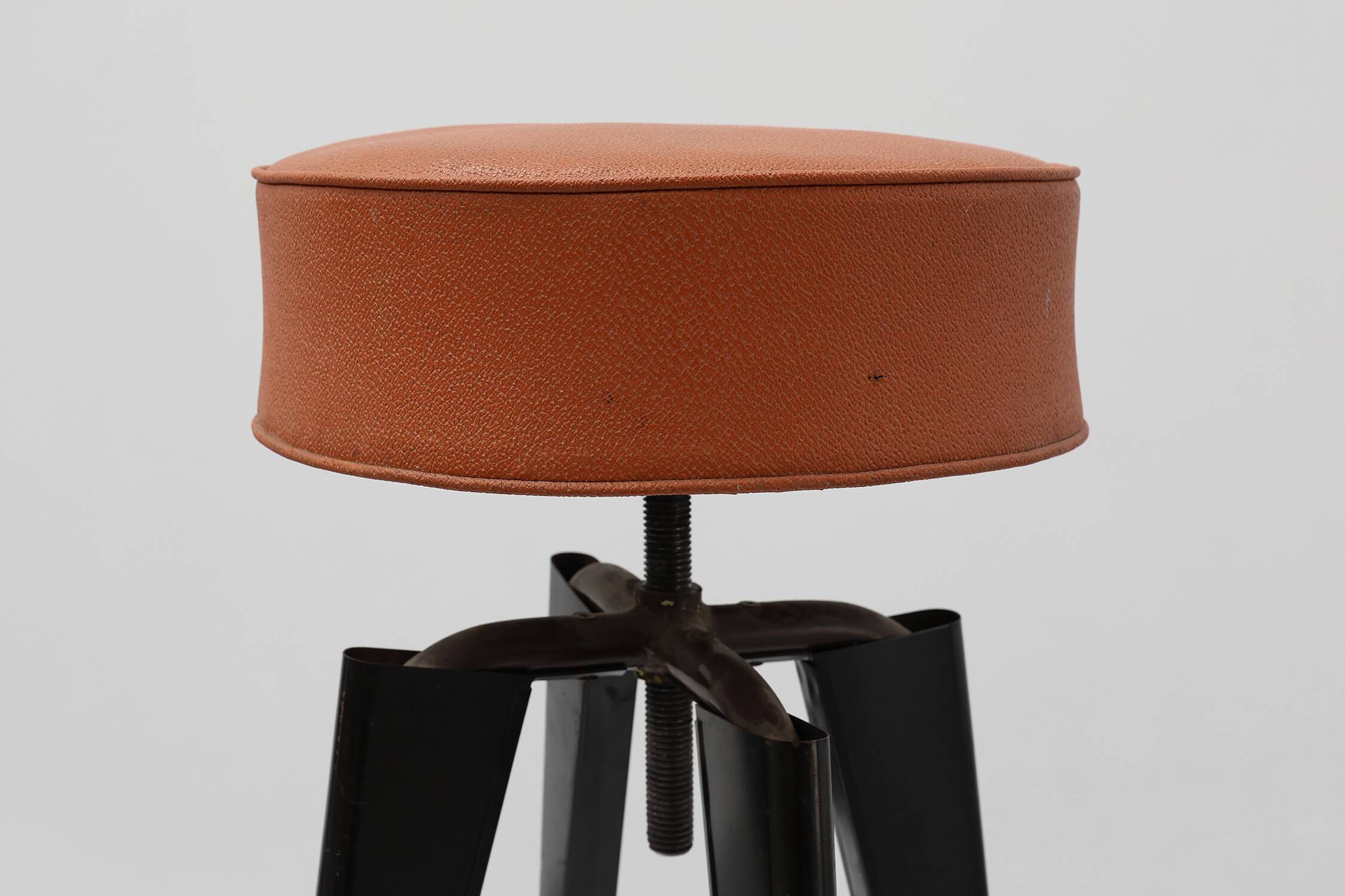 Iconic Clemenceau stool by André Domin and Marcel Genevière, France  1957