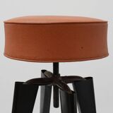 Iconic Clemenceau stool by André Domin and Marcel Genevière, France  1957