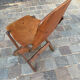 Chaise pliante en bois US army debarquement