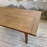 Table de ferme en pin et chêne