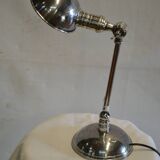Chrome brass articulated desk lamp