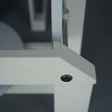 Rare pair of 'Plakhout' Side Chairs by Henk Lampe. 1979