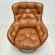 1960s Vintage leather 'Karate' Chair Set by Michel Cadestin for Airborne