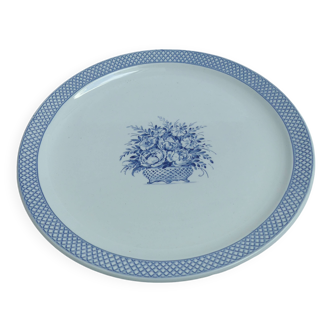 Round dish Sarreguemines Old Delft