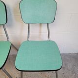 Chaises formica vert mint