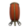 Vase à monture pâte de verre laiton années 60