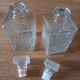 1 lot de 2 carafes à whisky