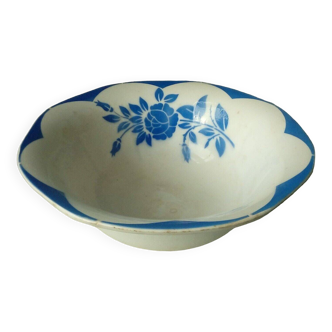 Grand saladier en faience digoin sarreguemines modele corsica