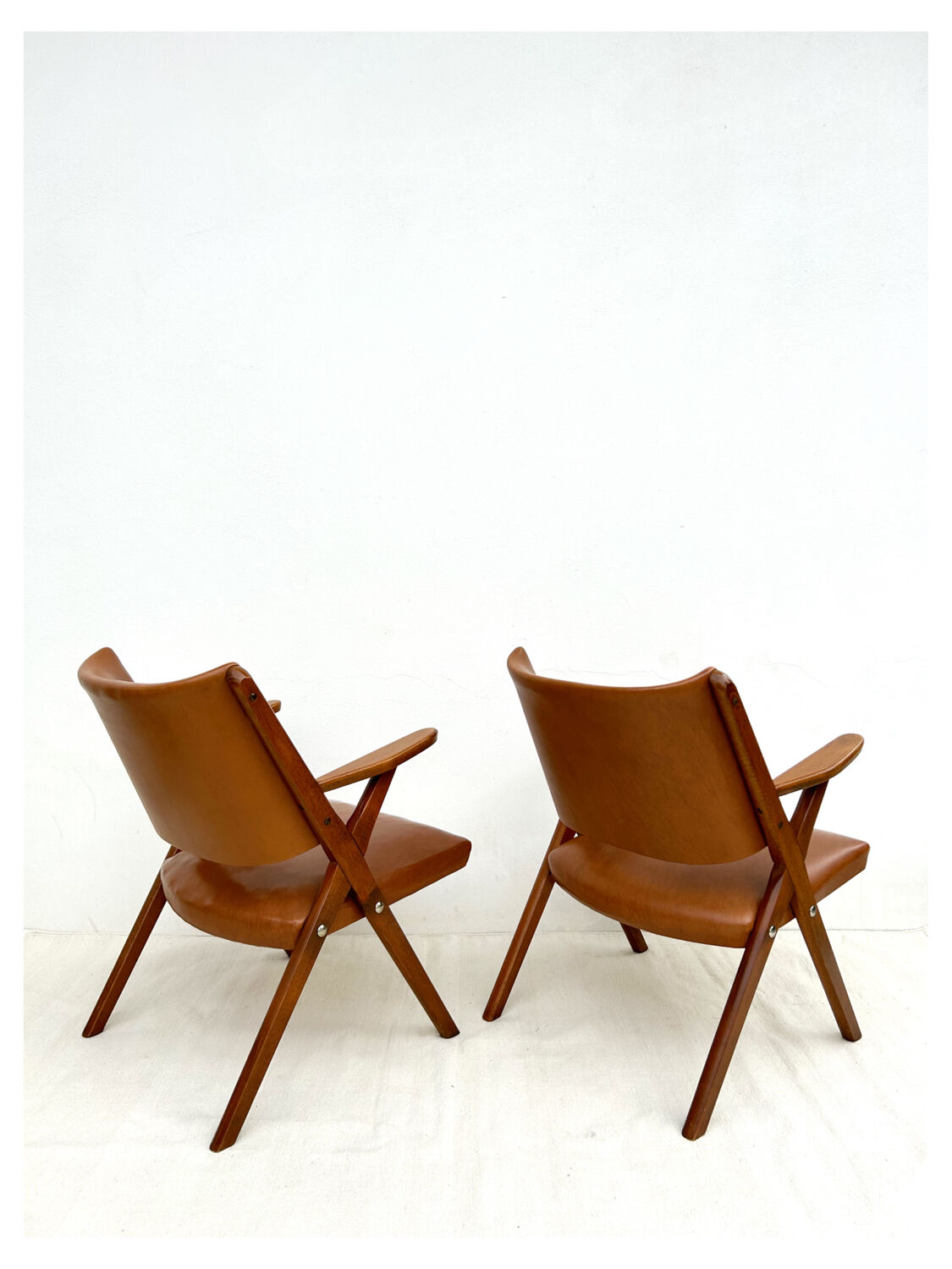 Paire de fauteuils vintage Dal Vera