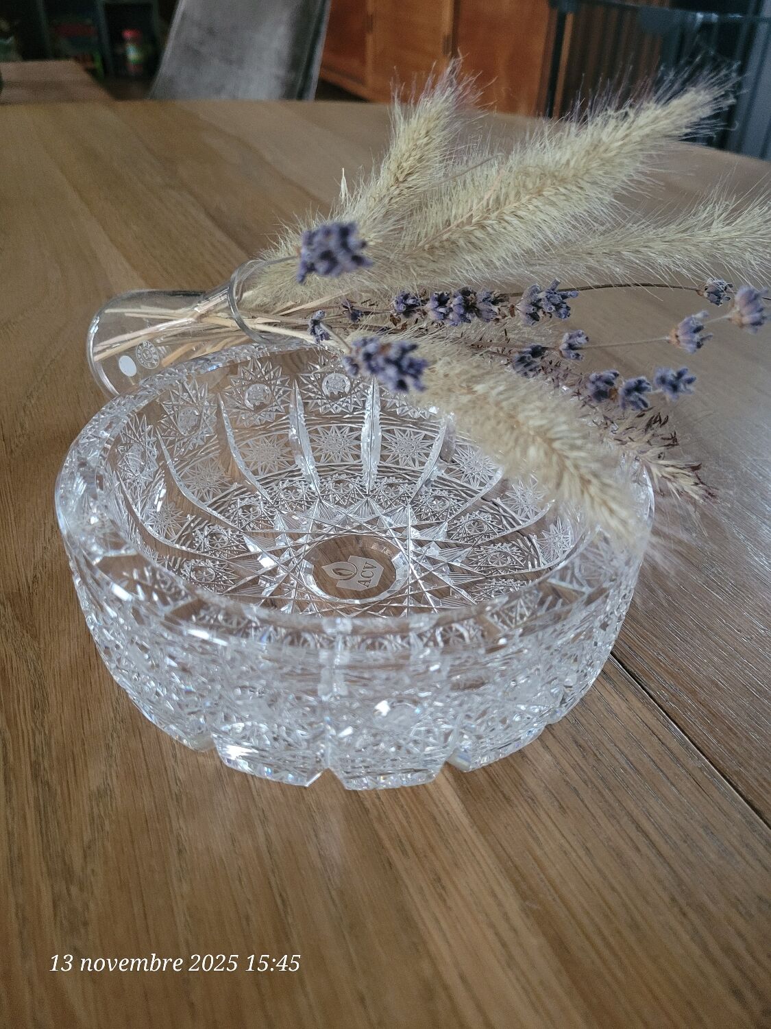 Ashtray / pocket tray in crystal