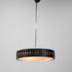 Mid-century black and white chandelier, 1960