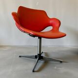 Vintage orange lounge armchair / children's chair