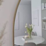Golden arch mirror 180x100 cm
