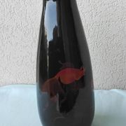 Lacquered wooden vase
