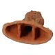Old Abstract Terracotta Bust of Christ Life Size
