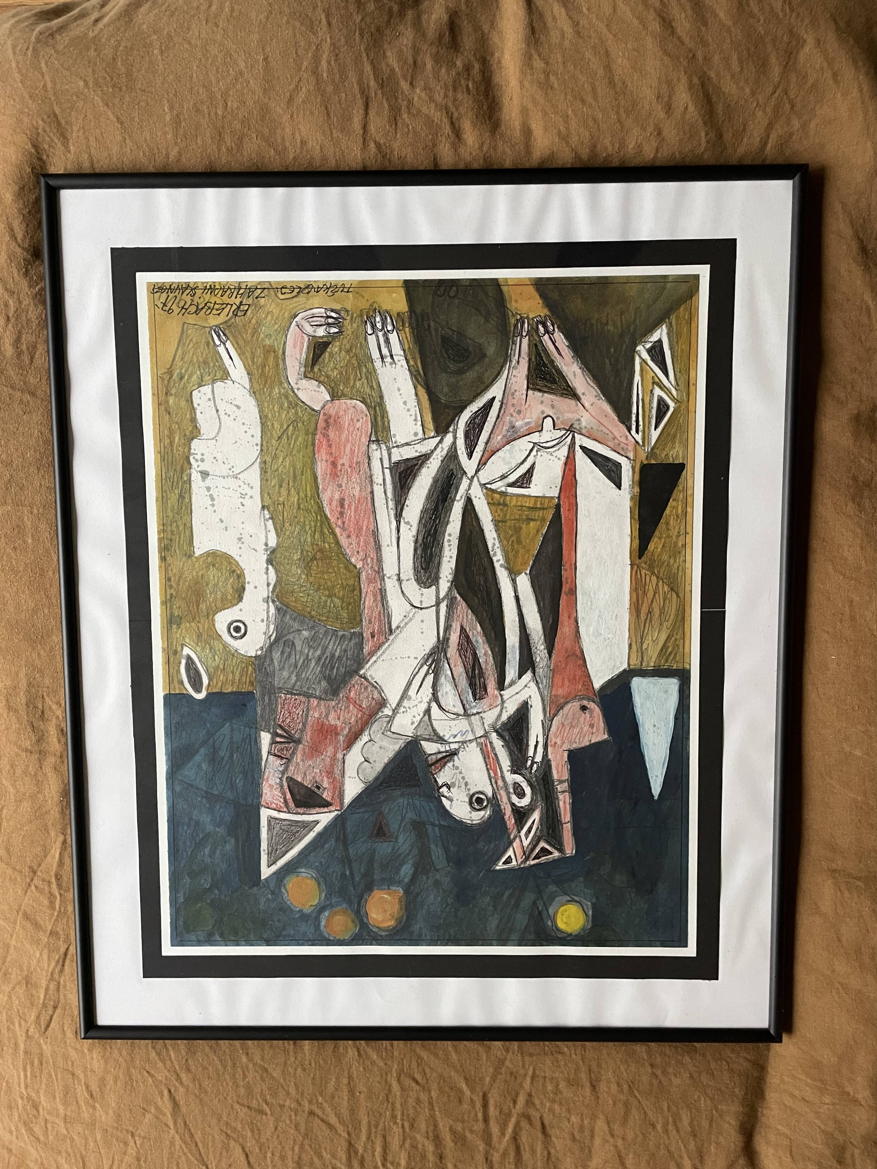 Eastern country painting signed