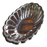 Hollow plate or silver metal pan