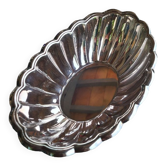 Hollow plate or silver metal pan