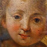 French school around 1800 virgin and child oil on canvas xix eme