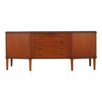 Enfilade en teck, design danois, années 1960, fabriqué au Danemark