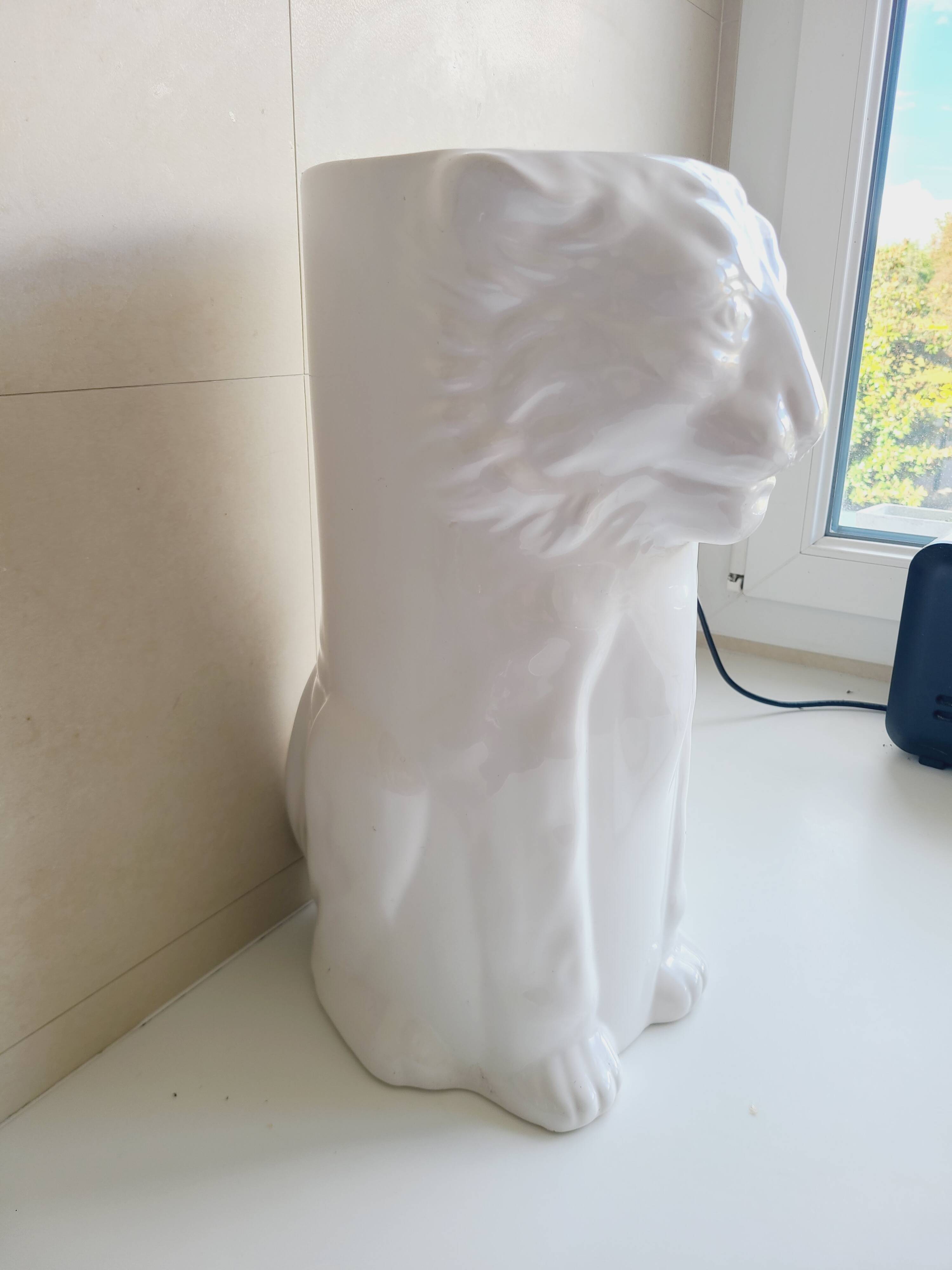 porte parapluie italien vintage en céramique