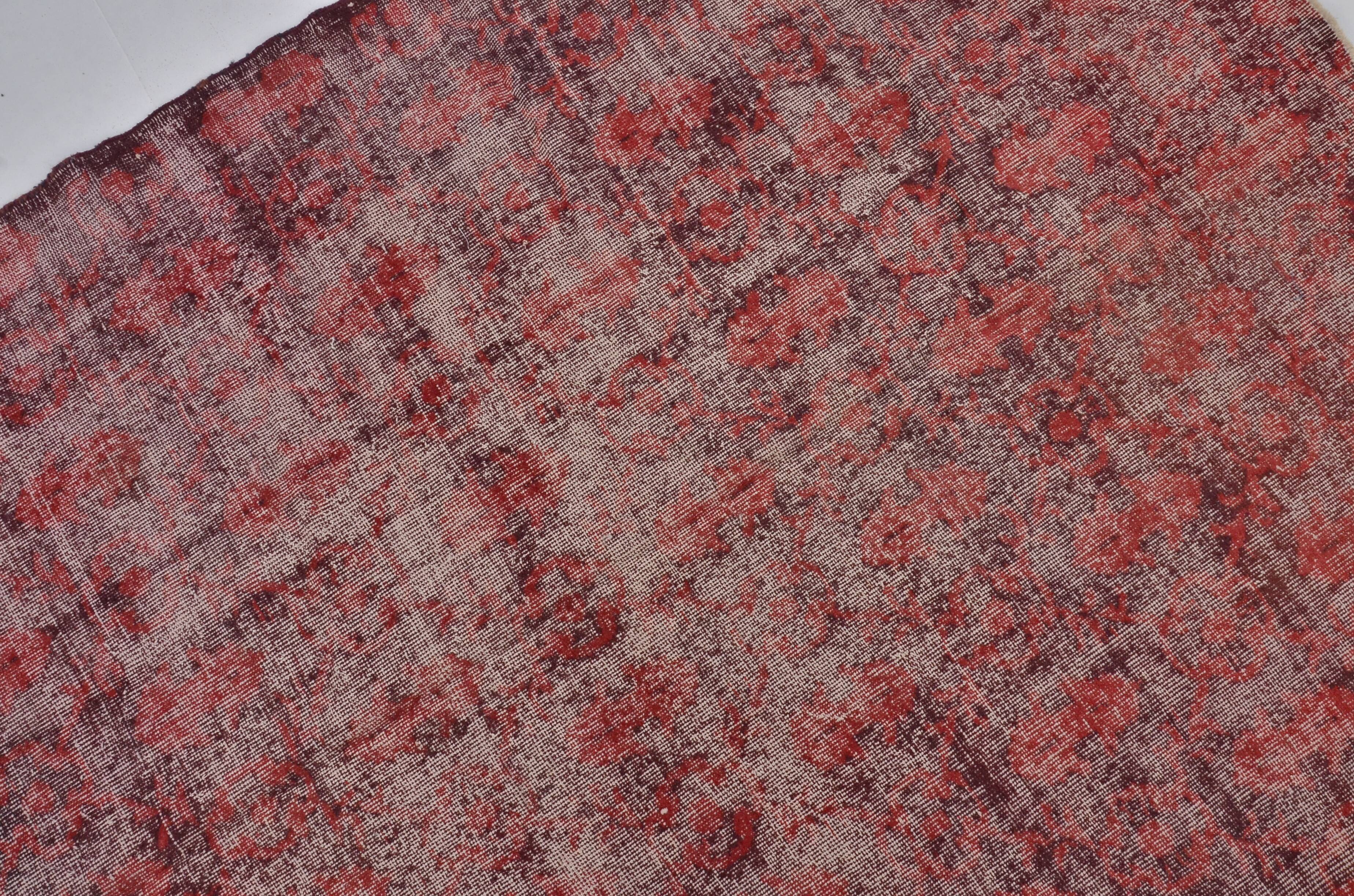 Red Turkish Oushak Rug sku 1502