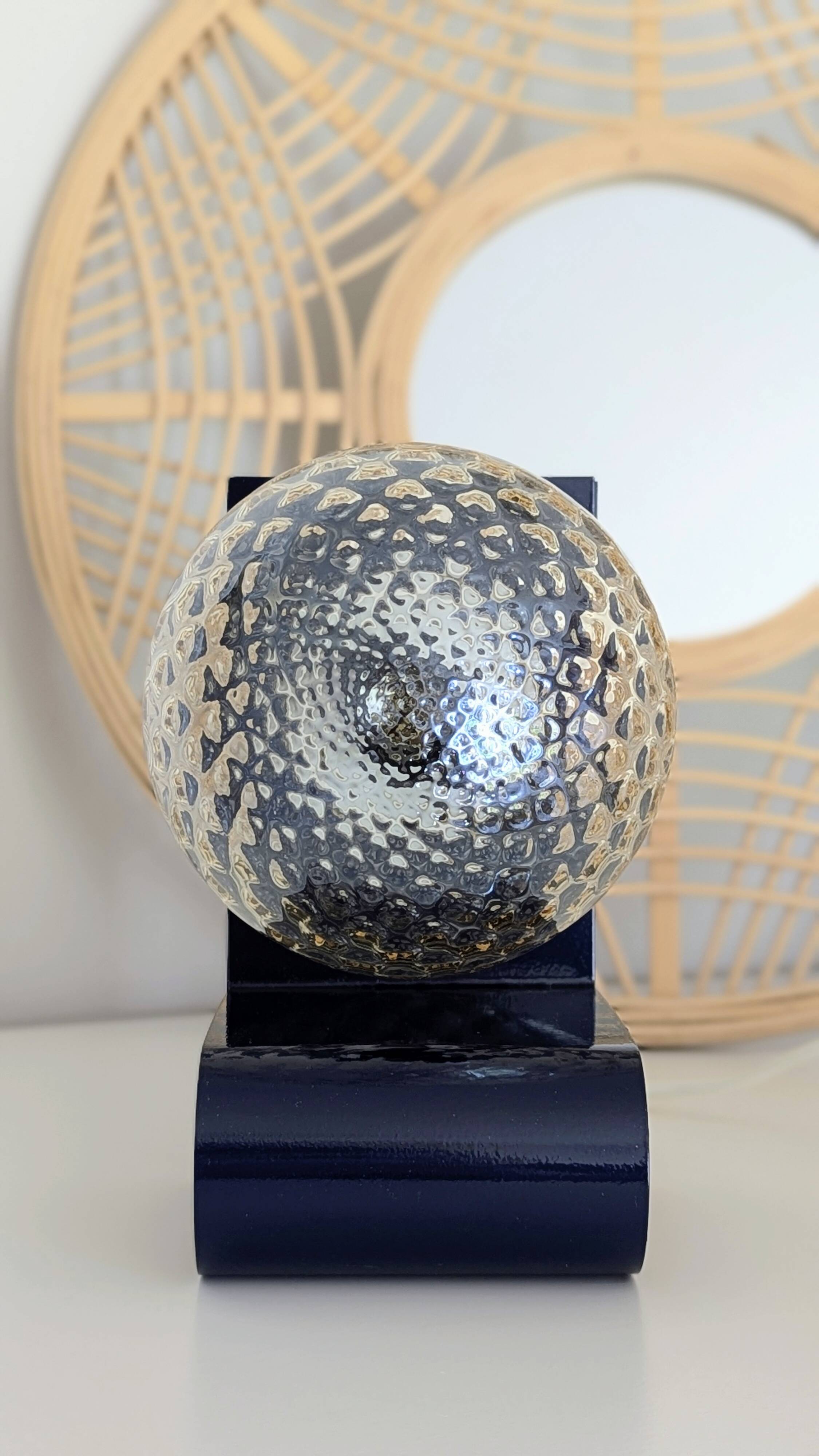 Lampe design italienne années 70 (L-0165)