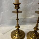 Paire de chandelier en laiton