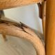 Set of 4 vintage wooden bistro chairs