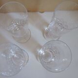 4 champagne flute - Vannes crystal