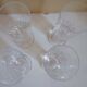 4 flute à champagne - cristal de Vannes