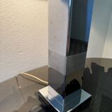 70s chrome metal lamp