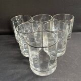 6 verres à whisky 1970’s
