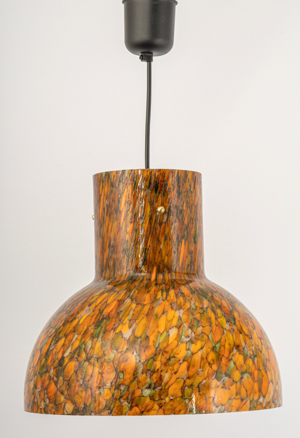 Glass suspension by Peill Putzler Germany 1970