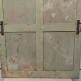 Old vintage door window shutter