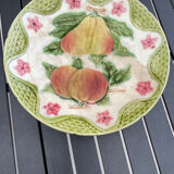 Compotier barbotine 1900 majolica faience