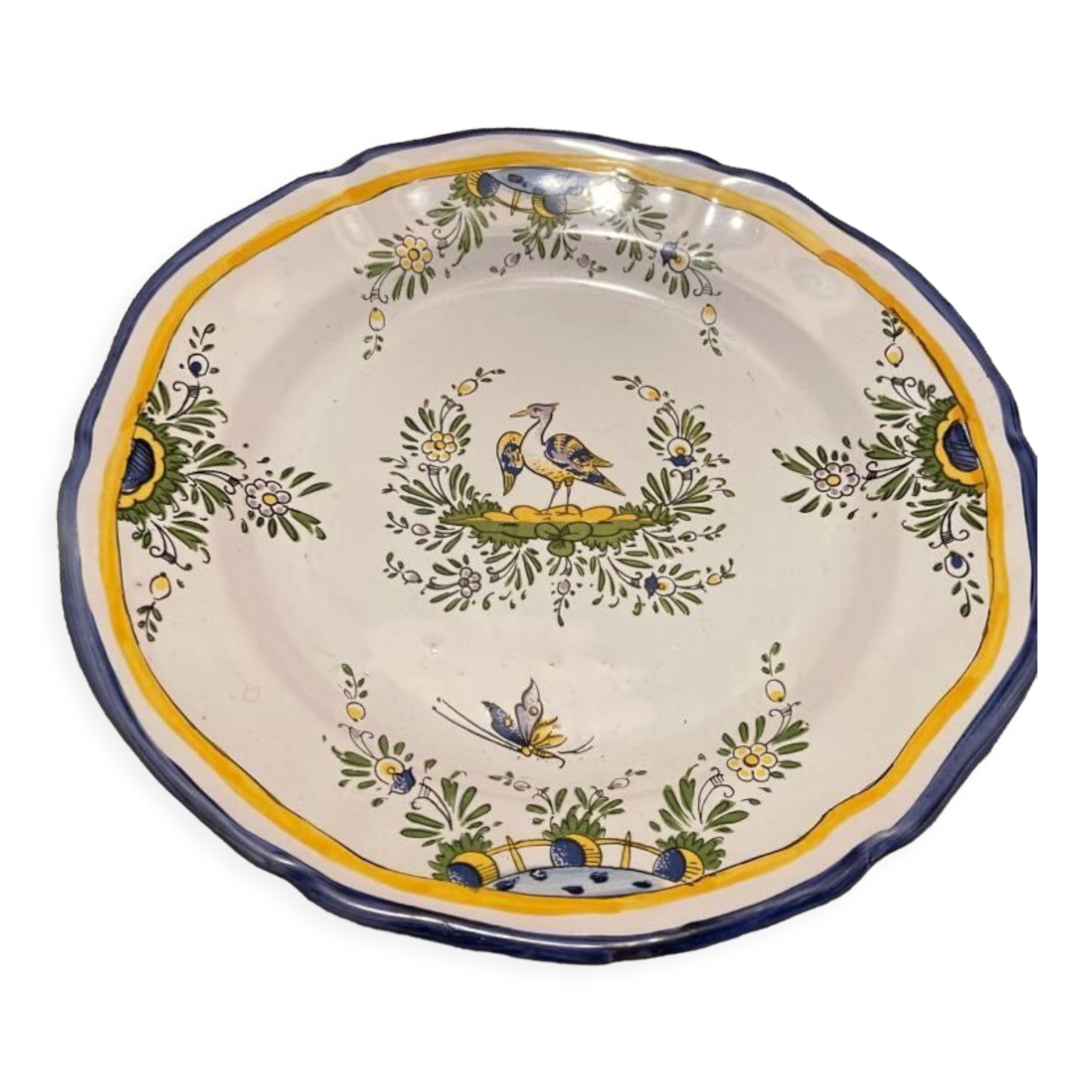 Angoulême earthenware plate