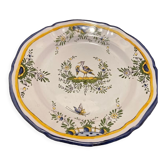 Assiette faïence d'art d'Angoulême