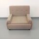 Vintage wool fabric armchair from the 1970s.