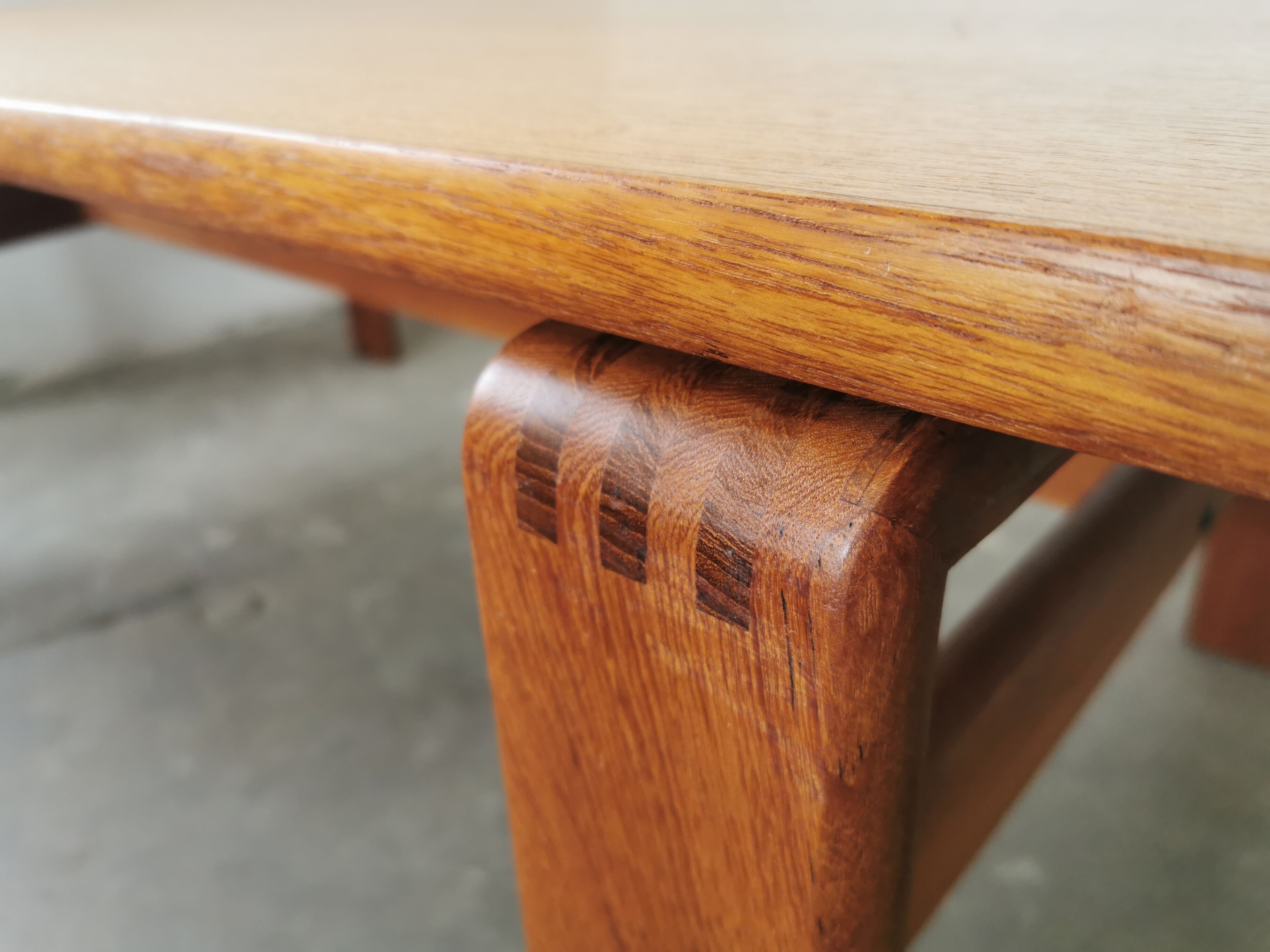 Scandinavian style teak coffee table