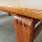 Scandinavian style teak coffee table