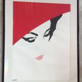 Vintage Framed Serigraph D Almeto Dalla Costa Artist Italian Art