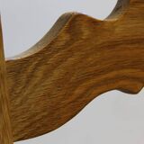 Chaises de salle à manger en chêne brutaliste danois moderne des années 1960 dans le style de Kjærnulf, ensemble.