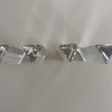 Set of 4 triangular knife holders with cut
