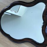 antique 19th century English rosewood mirror with mounting system