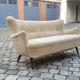 Reare Fauteuil Club Wing chair organic annéee 50