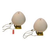 Murano Glass Table Lamps from Mazzega, 1970s